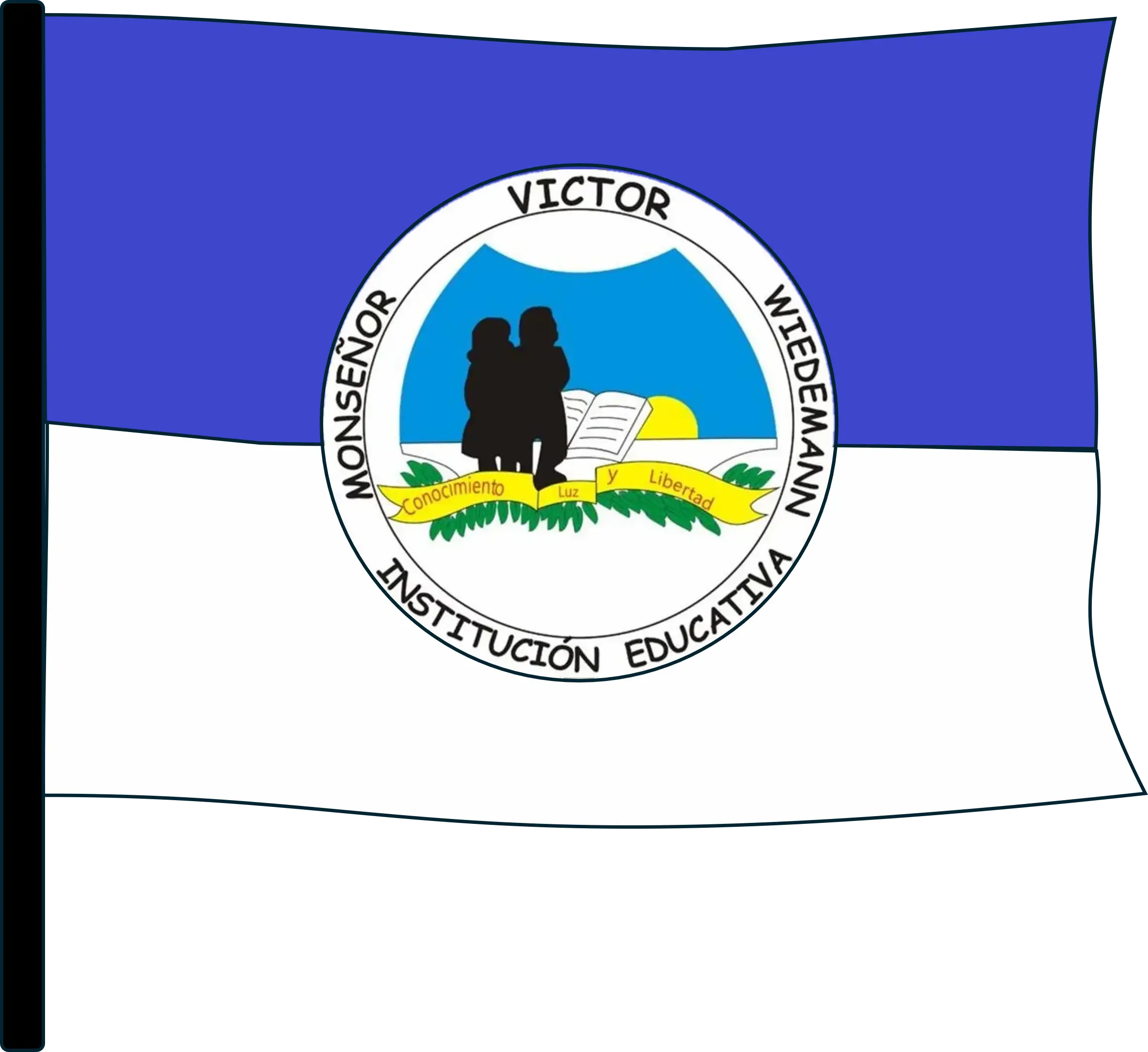 Bandera Wiedemista — Institución Educativa Monseñor Víctor Wiedemann